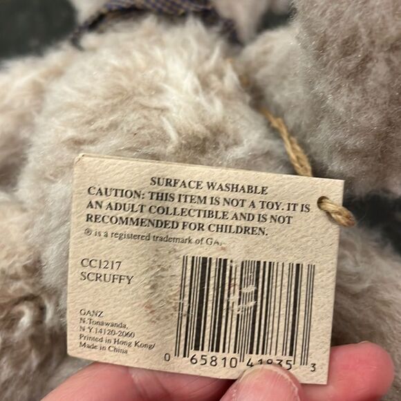 GANZ COTTAGE COLLECTIBLES - CATHARINE TREDGER - 11" DOG - SCRUFFY - Picture 11 of 11